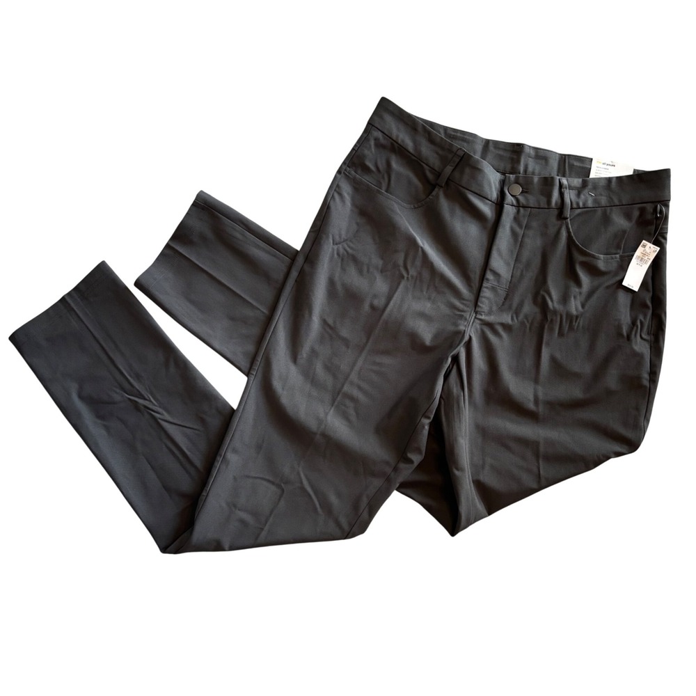 Old Navy Active Pants Mens 32x32 Tech Hybrid Slim Fit Gray 4-Way Stretch NWT